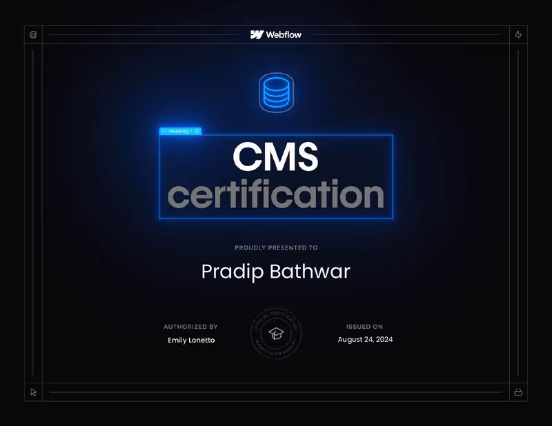 Certificate 3